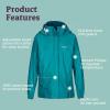 imageMARMOT Kids Precip Eco Waterproof Rain Jacket  100 Recycled Breathable Lightweight Packable RaincoatDeep Lake