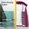 imageMARMOT Kids Precip Eco Waterproof Rain Jacket  100 Recycled Breathable Lightweight Packable RaincoatDeep Plum