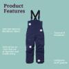 imageMARMOT Kids Rosco Bib  Snow Pants for Kids Winter Pants for Skiing Snowboarding School and Winter PlayArctic Navy