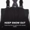 imageMARMOT Kids Rosco Bib  Snow Pants for Kids Winter Pants for Skiing Snowboarding School and Winter PlayBlack