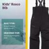 imageMARMOT Kids Rosco Bib  Snow Pants for Kids Winter Pants for Skiing Snowboarding School and Winter PlayBlack