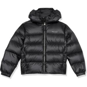 imageMARMOT Kids Guides Down Hoody  700 Fill Insulated WaterResistant Lightweight Puffer Jacket with HoodJet Black