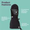 imageMARMOT Kids Glade Winter Mitt  Insulated Durable Waterproof with Fleece Lining Reinforced Palms and Extended GauntletBlack