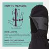 imageMARMOT Kids Glade Winter Mitt  Insulated Durable Waterproof with Fleece Lining Reinforced Palms and Extended GauntletBlack