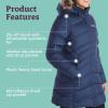 imageMARMOT Womens Montreal MidThigh Length Down Puffer CoatArctic Navy