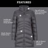 imageMARMOT Womens Montreal MidThigh Length Down Puffer CoatDark Steel