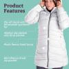 imageMARMOT Womens Montreal MidThigh Length Down Puffer CoatGlacier Grey