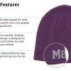 imageMARMOT Summit HatKnit Skullcap BeaniePurple FigSleet