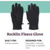 imageMARMOT Unisex Rocklin Fleece ColdWeather Glove  Cozy Warm Comfort with Touchscreen Compatible Fingertips