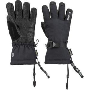 imageMARMOT Womens Randonnee GORETEX Glove  Insulated Waterproof Breathable with Durable LeatherReinforced Palm ampamp FingersBlack
