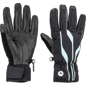 imageMarmot Womens Spring Ski Glove  Lightweight Waterproof Breathable with Falcon Grip Cuff Tabs ampamp Nose WipeBlack