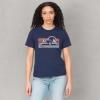 imageMARMOT Womens Logo TShirts  Printed Graphic on Cotton TeeBivouac Arctic Navy