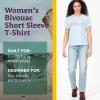imageMARMOT Womens Logo TShirts  Printed Graphic on Cotton TeeBivouac Tide Blue