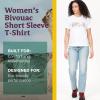imageMARMOT Womens Logo TShirts  Printed Graphic on Cotton TeeBivouac WhitePurple