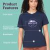 imageMARMOT Womens Logo TShirts  Printed Graphic on Cotton TeeCulebra Arctic Navy
