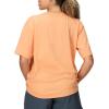 imageMARMOT Womens MMW ShortSleeve Tee Shirt  Screen Printed Graphic on Soft Breathable EcoFriendly CottonPoly BlendFresh Apricot