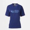 imageMARMOT Womens MMW ShortSleeve Tee Shirt  Screen Printed Graphic on Soft Breathable EcoFriendly CottonPoly BlendTwilight Blue