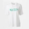 imageMARMOT Womens MMW ShortSleeve Tee Shirt  Screen Printed Graphic on Soft Breathable EcoFriendly CottonPoly BlendWhite