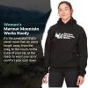 imageMARMOT Womens Marmot for Life Hoody  Hooded Sweatshirt with Screen Printed Graphic DoubleLayer Hood and Kangaroo PocketBlack