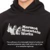 imageMARMOT Womens Marmot for Life Hoody  Hooded Sweatshirt with Screen Printed Graphic DoubleLayer Hood and Kangaroo PocketBlack