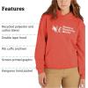 imageMARMOT Womens Marmot for Life Hoody  Hooded Sweatshirt with Screen Printed Graphic DoubleLayer Hood and Kangaroo PocketGrapefruit