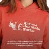 imageMARMOT Womens Marmot for Life Hoody  Hooded Sweatshirt with Screen Printed Graphic DoubleLayer Hood and Kangaroo PocketGrapefruit