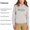 imageMARMOT Womens Marmot for Life Hoody  Hooded Sweatshirt with Screen Printed Graphic DoubleLayer Hood and Kangaroo PocketLight Grey Heather