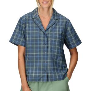 imageMARMOT Womens Aerobora Short Sleeve ShirtThunderhead Windowpane