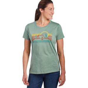 imageMARMOT Womens Logo TShirts  Printed Graphic on Cotton TeeBivouac Sky