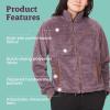 imageMARMOT Womens Homestead FullZip Jacket  BlanketSoft HighPile Sherpa FleeceHazy Purple