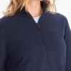 imageMARMOT Womens Rocklin 12 Zip Jacket  Classic Warm Lightweight 100Weight Fleece LayerArctic Navy