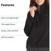 imageMARMOT Womens Rocklin 12 Zip Jacket  Classic Warm Lightweight 100Weight Fleece LayerBlack