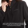 imageMARMOT Womens Rocklin 12 Zip Jacket  Classic Warm Lightweight 100Weight Fleece LayerBlack