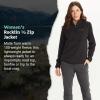 imageMARMOT Womens Rocklin 12 Zip Jacket  Classic Warm Lightweight 100Weight Fleece LayerBlack