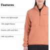 imageMARMOT Womens Rocklin 12 Zip Jacket  Classic Warm Lightweight 100Weight Fleece LayerSunburn