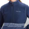 imageMARMOT Womens Rocklin 12 Zip Jacket  Classic Warm Lightweight 100Weight Fleece LayerTwilight BlueBlue Bonnet