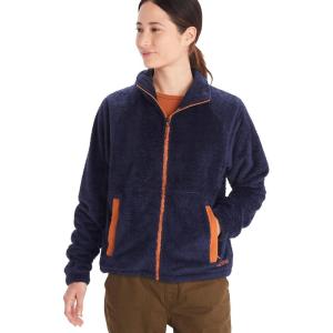 imageMARMOT Womens Homestead FullZip Jacket  BlanketSoft HighPile Sherpa FleeceArctic Navy