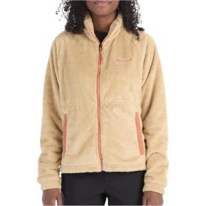 imageMARMOT Womens Homestead FullZip Jacket  BlanketSoft HighPile Sherpa FleeceLight Oak