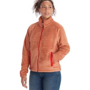 imageMARMOT Womens Homestead FullZip Jacket  BlanketSoft HighPile Sherpa FleeceRose Gold