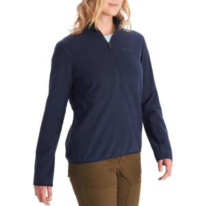 imageMARMOT Womens Rocklin 12 Zip Jacket  Classic Warm Lightweight 100Weight Fleece LayerArctic Navy