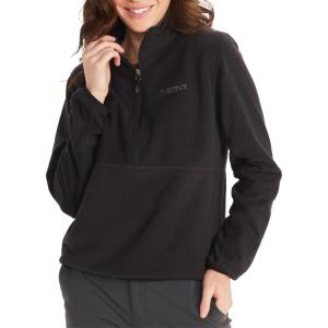 imageMARMOT Womens Rocklin 12 Zip Jacket  Classic Warm Lightweight 100Weight Fleece LayerBlack