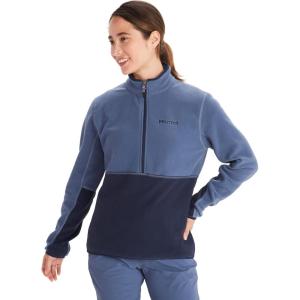 imageMARMOT Womens Rocklin 12 Zip Jacket  Classic Warm Lightweight 100Weight Fleece LayerStormArctic Navy