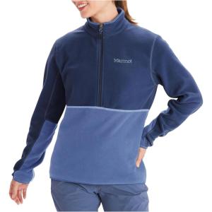 imageMARMOT Womens Rocklin 12 Zip Jacket  Classic Warm Lightweight 100Weight Fleece LayerTwilight BlueBlue Bonnet
