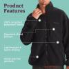 imageMARMOT Mens Aros FullZip Jacket  Sherpa Fleece with Retro StyleBlack