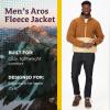 imageMARMOT Mens Aros FullZip Jacket  Sherpa Fleece with Retro StyleHazelLight Oak