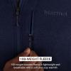 imageMARMOT Mens Drop Line 12 Zip Fleece JacketArctic Navy 2975