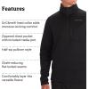 imageMARMOT Mens Drop Line 12 Zip Fleece JacketBlack 001