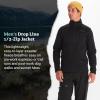 imageMARMOT Mens Drop Line 12 Zip Fleece JacketBlack 001