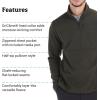 imageMARMOT Mens Drop Line 12 Zip Fleece JacketRosin Green 7764