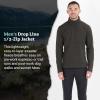 imageMARMOT Mens Drop Line 12 Zip Fleece JacketRosin Green 7764